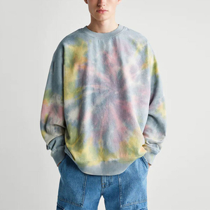 Factory Rate Custom Cotton Blended Comfortable <b>Tie</b> Dye Sweatshirt Top Quality <b>Tie</b> Dye Sweatshirts <b>for</b> <b>Men</b> - Product Image 3