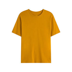 Diseño personalizado impreso color sólido más tamaño mejor precio con impresión de logotipo al por mayor camiseta unisex para hombres DDP envío - Product Image 6