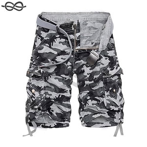Short cargo camouflage pour hommes Short en coton élégant et durable inspiré Activités de plein air Tenue décontractée Aventure Gym - Product Image 5