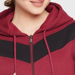 Sweat à capuche à manches longues pour femmes, séchage rapide, confortable, poids moyen, entièrement personnalisé, Services OEM pour femmes - Product Image 5