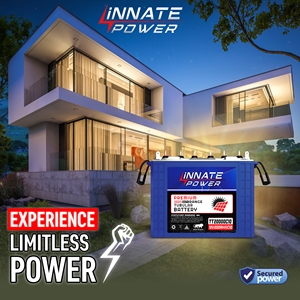 Batterie de stockage d'énergie solaire Innate12v 180AHC10, durée de sauvegarde prolongée, capacité de charge rapide, cycle de vie élevé, faible entretien - Product Image 4