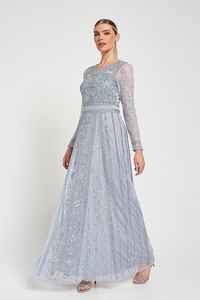 ชุดราตรีผ้าซาตินทรงเอไลน์สวยงามป้องกันไฟฟ้าสถิตย์และระบายอากาศได้ดีสำหรับงานปาร์ตี้ค็อกเทลงานพรอมเอวธรรมชาติ - Product Image 6