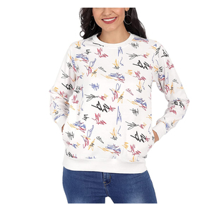 Sweats à capuche d'automne pour femmes pull Fitness 100% Polyester séchage rapide avant Logo personnalisé sublimé imprimé thermique de haute qualité - Product Image 1