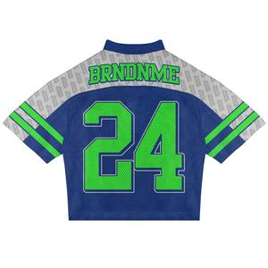 เสื้อฟุตบอล/ฟุตบอลสำหรับทุกเพศเสื้อคอวี100% ตาข่ายโพลีเอสเตอร์คุณภาพสูง240ก. สั่งผลิตได้ตามต้องการ - Product Image 5