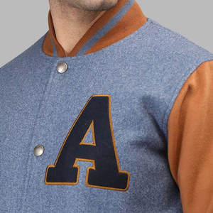 Chaqueta Artística Varsity para Hombre con Graffiti, Chaqueta con Logotipo Estampado, Número, Nombre, Opciones Disponibles en Chaqueta de Béisbol Personalizada para Hombre - Product Image 5