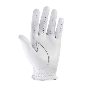 Best Selling Mudassar Sports Men Left Hand Adult Full-Finger Lightweight Non-Slip Customizable Golf <b>Gloves</b> White Genuine Leather - Product Image 6