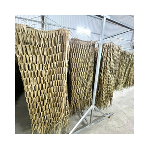 Meilleur prix d'usine Matériau de toiture en feuille de noix de coco naturelle traditionnelle pour climat tropical Tuiles naturelles à usage décoratif - Product Image 1