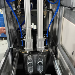 Máquina Sopladora de Botellas de Plástico PET Semiautomática Auto Drop Hz880 con Cargador Automático de Preformas, 2 Cavidades, Grado Industrial, Alta Calidad - Product Image 4