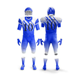 Conjuntos de uniformes de fútbol americano de manga corta transpirable de secado rápido Jersey de color personalizado - Product Image 1
