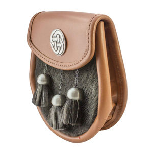 Sporrán de Cuero Genuino de Primera Calidad para Uso Diario, Sporrán Escocés con Grabado, Hecho a Medida, Cuero Vacuno, Servicio OEM - Product Image 3