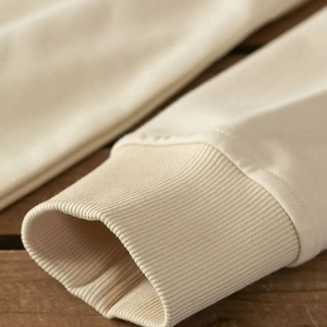 Sudadera con capucha de algodón para hombre, sudadera básica ajustada OEM con logotipo bordado personalizado, bolsillo de canguro y Capucha ajustable - Product Image 6