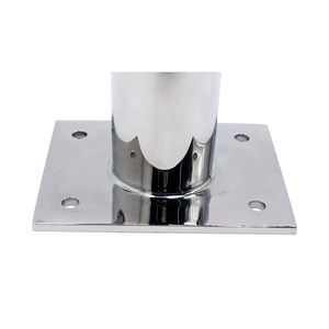 Pilón de amarre marino de alta resistencia, de acero inoxidable 316, con un solo punto de anclaje y abrazadera para sujeción de cuerda, con sujetadores - Product Image 5