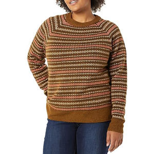 Sweaters Winter Warm Pullover Wool <b>Woman</b> Crewneck Plain Loose Fit Sweaters Breathable - Product Image 5