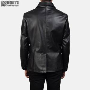 Nouvelle arrivée Vintage Camouflage 100% peau de vache ample mode Biker veste hommes hiver en cuir véritable imperméable coupe-vent unisexe - Product Image 4