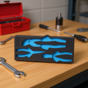 Hazet 2-Component Soft Foam Insert for 163-269/3 <b>Tool</b> Cases Product - Product Image 3