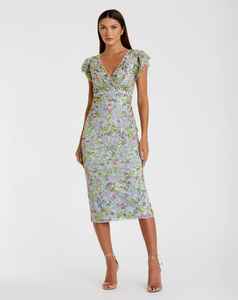 Luxurious Modest Women's Beaded Evening Cocktail Dress Elegant Full Sleeve Sparkling Straight Silhouette Party Prom Ladies New - Product Image 5