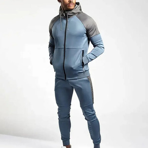 Survêtement de sport personnalisé pour hommes au meilleur prix pour le jogging, la course à pied, survêtement d'entraînement à capuche avec motif solide pour l'entraînement sportif - Product Image 2