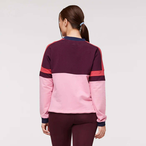 Sweat-shirt de performance athlétique décontracté doublé pour femme, personnalisé OEM, été/hiver, anti-humidité, respirant, écologique, à fermeture avant - Product Image 4