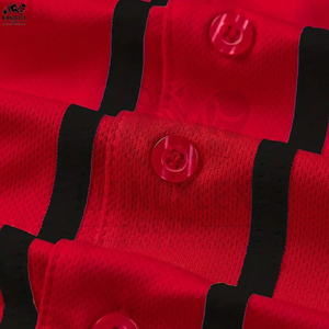 Camiseta de Béisbol Transpirable con el Mejor Diseño Personalizado - Nueva Camiseta Unisex de Cuello en V de Poliéster/Algodón - Product Image 5