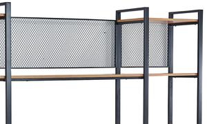 Modern Home Furniture Big Metal TV <b>Stands</b> with Shelves Indoor and Outdoor Use for Home Living Room - Product Image 4