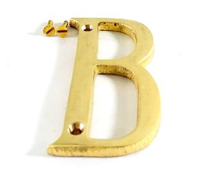 สูงตามความต้องการแนวโน้มใหม่2นิ้วทองเหลืองตัวอักษรที่มี2สกรูสำหรับตกแต่งวันเกิดที่มีอยู่ในปริมาณจำนวนมาก - Product Image 3