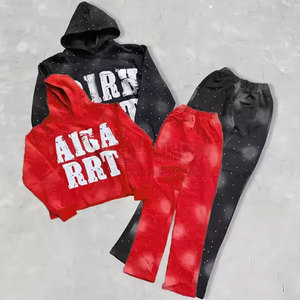 Latest Design <b>Distressed</b> Embroidery Tracksuit Comfortable Fit <b>Top</b> Selling <b>Distressed</b> Embroidery Tracksuit - Product Image 1