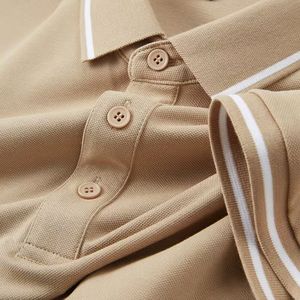 Polos de hombre de talla grande de algodón transpirable informal de punto de alta calidad con logotipo personalizado OEM - Product Image 6