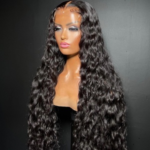 Vente en gros pré-plumé HD Transparent Front Lace Wig 100% cheveux humains vierges, 360 Lace Frontal Wig,13x6 Full Lace Perruques de cheveux humains - Product Image 2