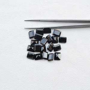 พลอยพลอยพลอยพลอยธรรมชาติสีดำขนาด7x9มม. ได้รับการรับรองรูปแปดเหลี่ยม - Product Image 6