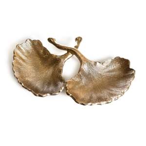 Plateau de présentation de service d'aliments en métal décoratif de table de salle à manger moderne de forme irrégulière pour usage commercial avec logo personnalisé - Product Image 1