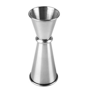แก้วช็อตค็อกเทลทำจากสเตนเลสสตีลสีเงินสำหรับใช้ในห้องครัวและโรงแรม - Product Image 1