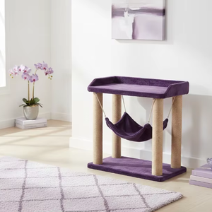 Amistar ลาเวนเดอร์ฝันคุณภาพสูงพร้อมเปลญวนแมวเกาสำหรับแมวทุกขนาด - Product Image 6