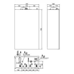 Caldaia a Condensazione Integrata Baxi Luna Air 28 kW per Sistemi HVAC Domestici con Produzione Istantanea di Acqua Calda Sanitaria - Product Image 2
