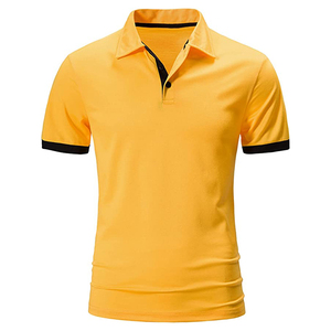 Venta al por mayor de servicios OEM logotipo bordado personalizado de manga corta polos de los hombres de talla grande Polo camiseta ropa de hombre - Product Image 1