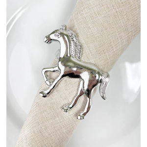 Hot Selling Home Hotel Dining Table Decorative <b>Napkin</b> Ring Elegance Bronze Animal <b>Napkin</b> Holder Set Of 4 Horse Metal <b>Napkin</b> Ring - Product Image 3