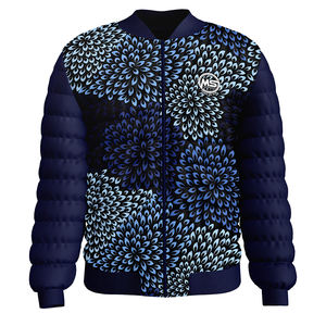 แจ็กเก็ตปลาปักเป้าสำหรับผู้ชายเสื้อแจ็คเก็ตฤดูหนาวพิมพ์ลายแบบฟองสำหรับผู้ชายมีกระเป๋าออกแบบโลโก้ได้ตามต้องการ - Product Image 1