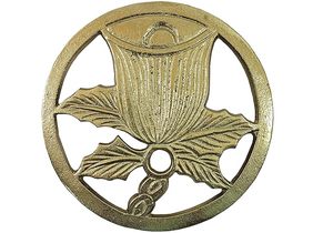 Salvamanteles de aluminio decorativo Estera de metal para protección de mesa contra ollas calientes Sartenes Platos - Product Image 5