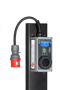 เครื่องชาร์จรถยนต์ไฟฟ้าแบบติดผนังพกพา New Onyx Raya Charge Type 2 AC ปรับได้ 3.5kW ถึง 22kW พร้อมหน้าจอควบคุม RFID และสายชาร์จ - Product Image 3