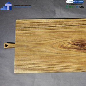 Planche à découper en bois d'acacia durable la plus vendue ustensiles de cuisine blocs à découper pour restaurants fabricant en gros du Vietnam - Product Image 4