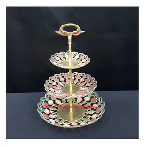 Nuevo diseño Antiqui estilo árabe frutas/pastel/dátiles/soporte de exhibición de chocolates Venta caliente y alta calidad