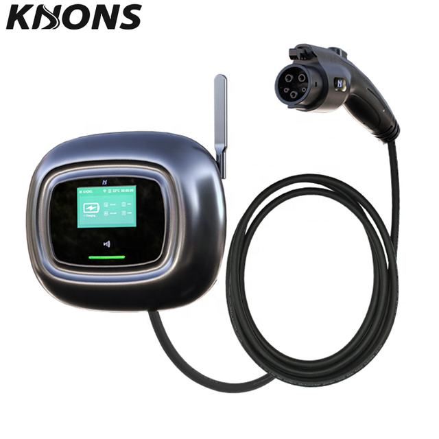 New 22kW 7kW 11kW 16A 32A Type 2 CCS Level 2 Home EV Wall Charger with App