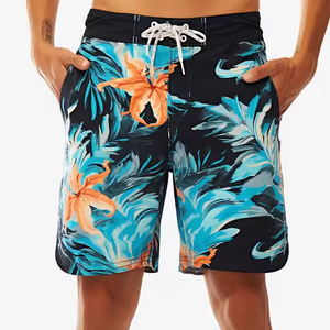 Short de bain 100% coton de qualité professionnelle pour hommes, motif solide, écologique, style décontracté, anti-rides, vente à chaud à bas prix - Product Image 1