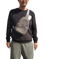 Nouveaux hommes/femmes Style coréen à la mode toile taille sac décontracté bandoulière Sports de plein air et loisirs course petite taille