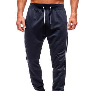 Pantalon de survêtement décontracté pour homme, coupe droite, léger, en toile respirante à séchage rapide, avec poches personnalisées, de haute qualité - Product Image 5