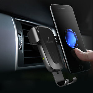 10W Wireless a carica rapida supporto per auto a gravità stile presa d'aria caricabatterie Qi universale per tutti i telefoni cellulari stazioni di ricarica - Product Image 1