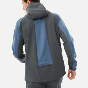 Vente en gros de survêtement de jogging imprimé à capuche 100% polyester pour homme, veste zippée coupe-vent, costume streetwear personnalisé, grande taille - Product Image 3