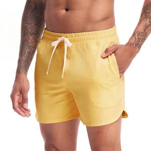 Pantalones Cortos Deportivos para Hombre, Color Liso, Estilo Simple, Oferta de Verano a Bajo Precio - Product Image 1