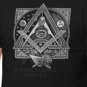 Camiseta Masónica con Símbolo Histórico de la Francmasonería, Diseño de Círculo Masónico, Camiseta con Diseño de Hermandad Masónica - Product Image 6