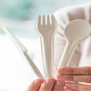 Eco-Friendly 160mm Biodegradable Disposable <b>Paper</b> Dinnerware Knife Durable Catering Restaurant Compostable Cutlery for 2026 - Product Image 1