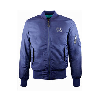 Chaquetas Bomber con Capucha y Cuello Alto Recubiertas de Buena Calidad para Hombre, Servicio OEM, MOQ Bajo, Impresión Personalizada, Estilo Béisbol - Product Image 5